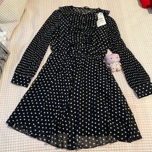 Zara polka dot dress